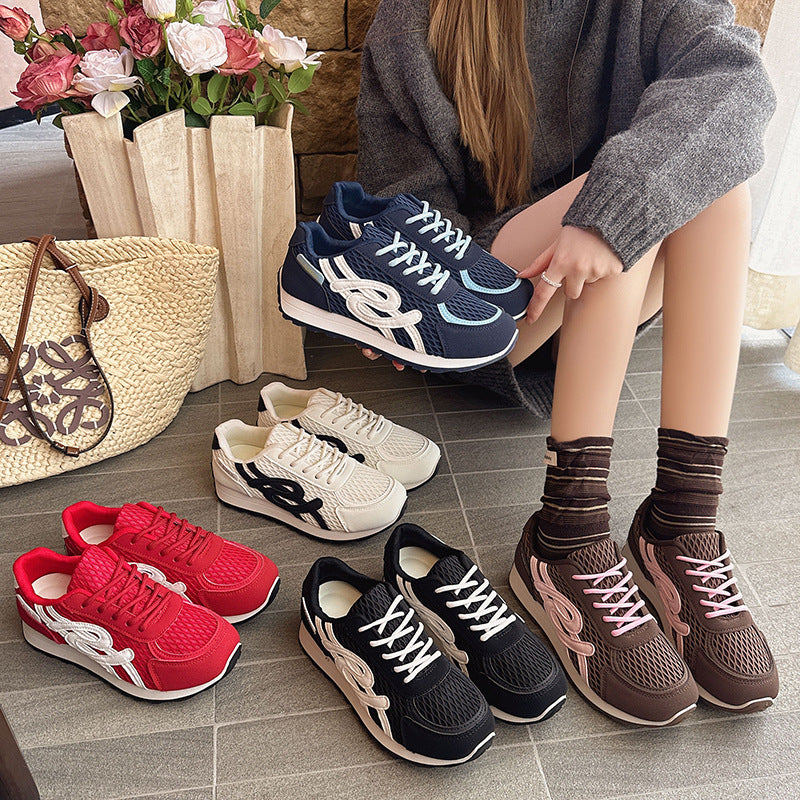Women's  Breathable Thick Sole  Casual Sports Shoes