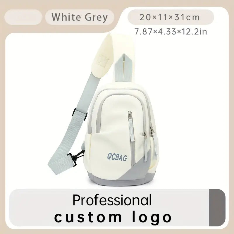 Casual Letter Graphic Chest Bag Crossbody Bag For Commute