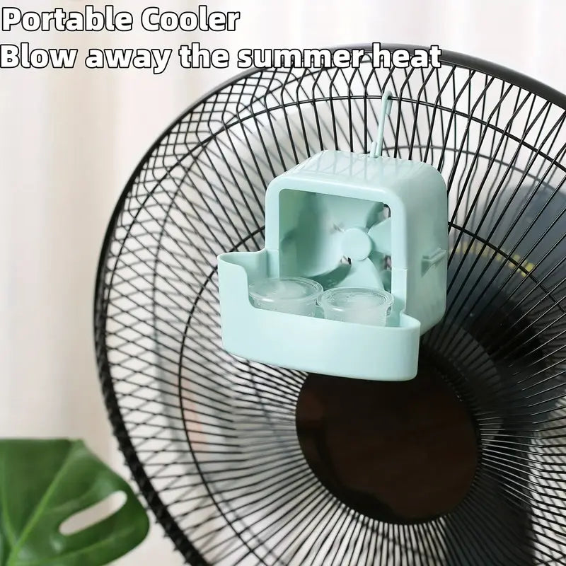 Portable fan cooling accessory set, cooling fan with aromatherapy function