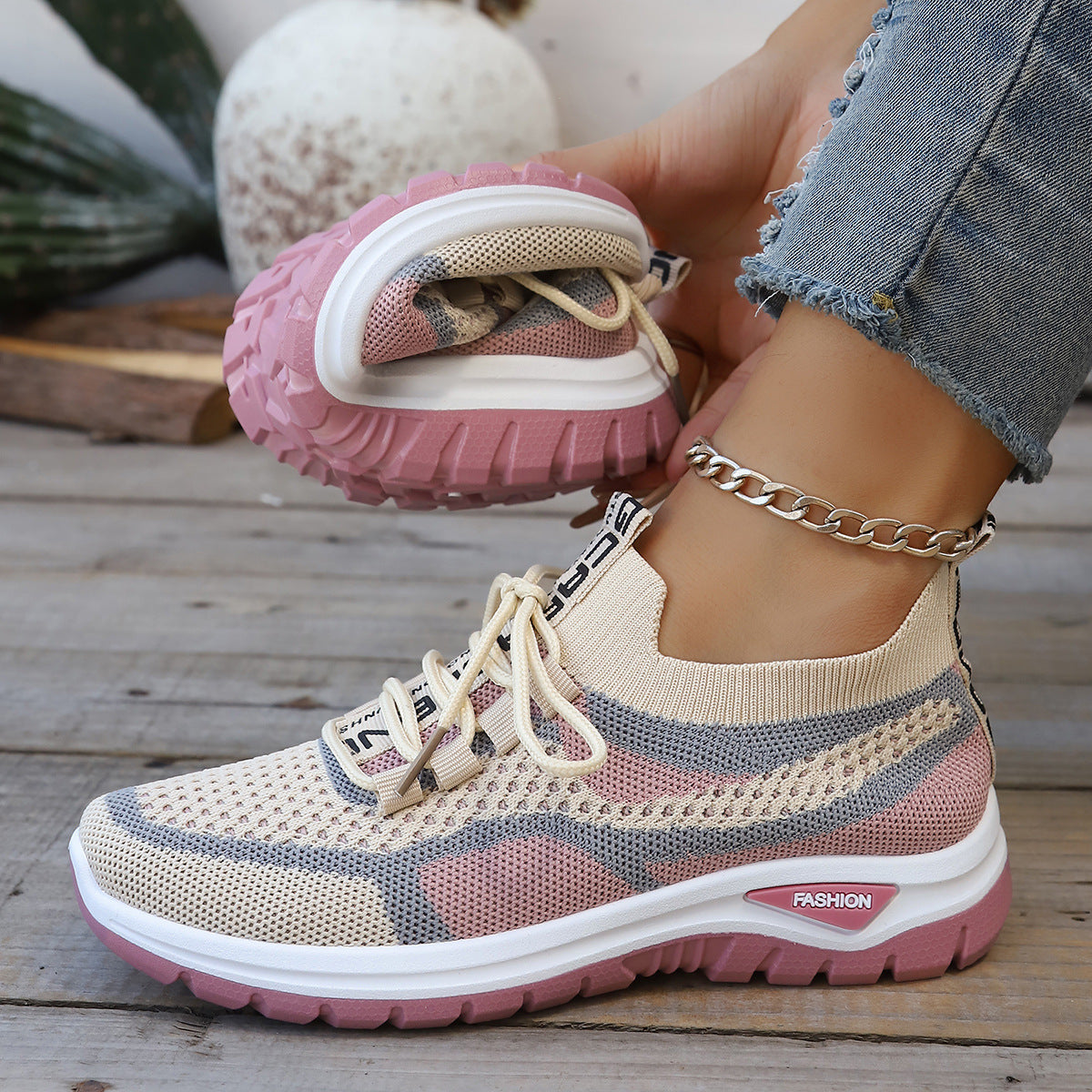 Women's Casual Sports Shoes Breathable Lightweight Soft Sole