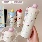 Portable Cartoon Vacuum Cup High-Capacity With Lifting Rope