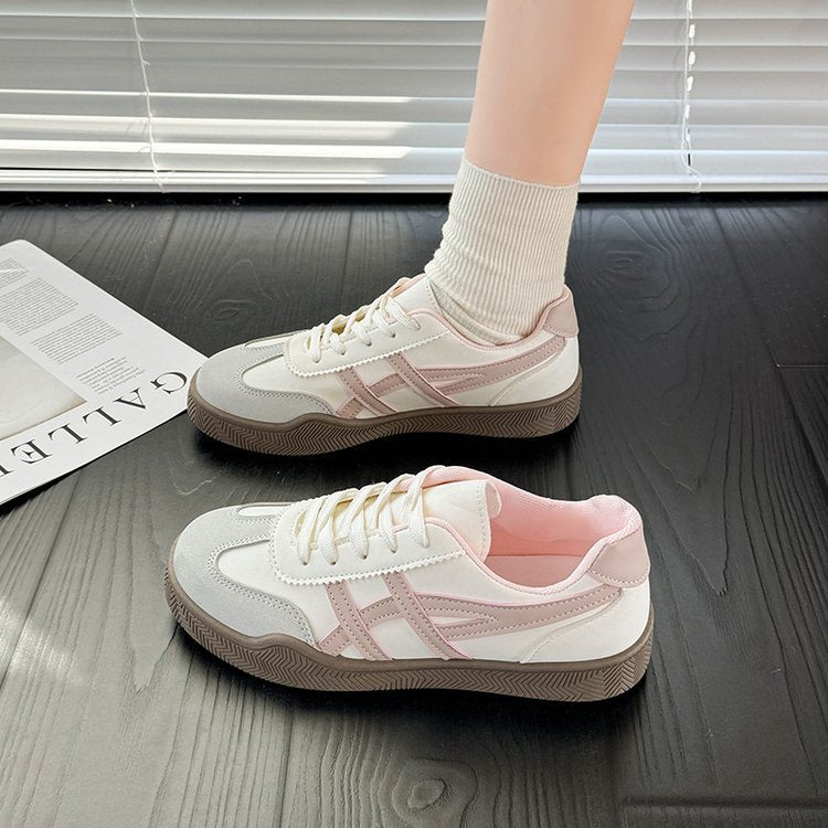 Women's White Sneakers 2026 Spring  New Ladies Causal Flats