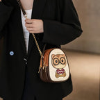 Women's Adjustable Crossbody Bag with Cute Cat Animal Print