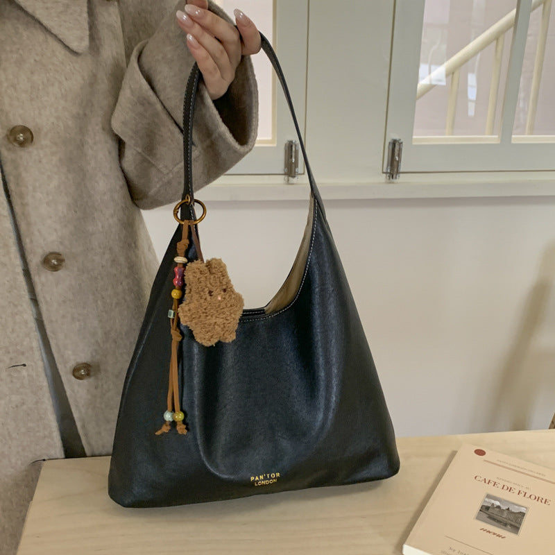 New  Versatile Women’s Soft Leather Handbag