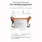 Men's Stylish PU Leather Crossbody Bag Versatile Shoulder Messenge