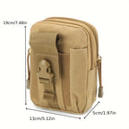 Men's Tactical Belt Bag with Adjustable & Detachable Strap
