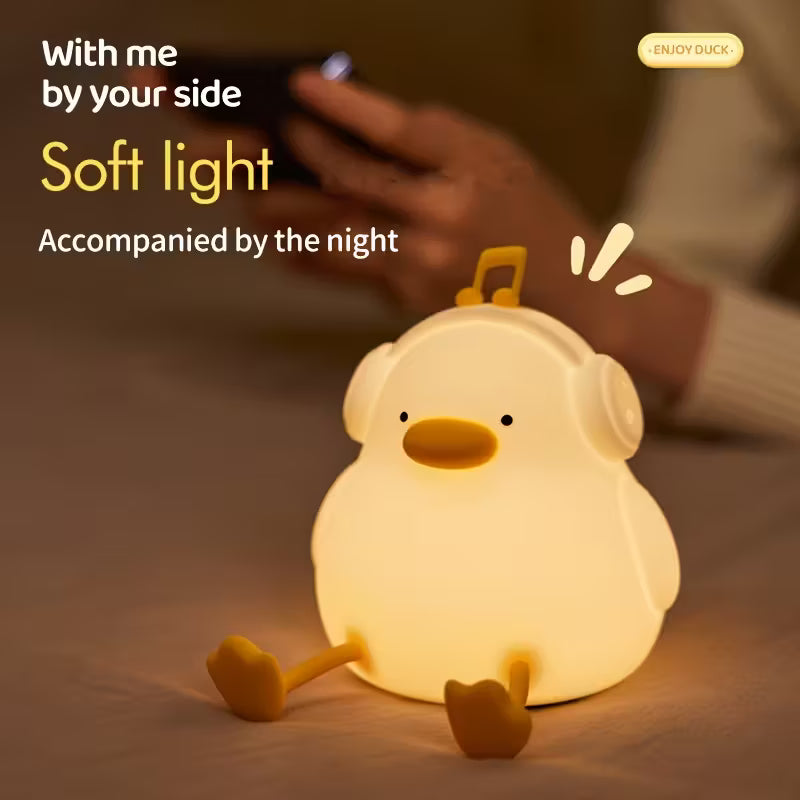 Happy Duck Enjoy Duck Silicone Night Light