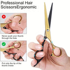 ✂️ Professional Hair Cutting Scissor Kit