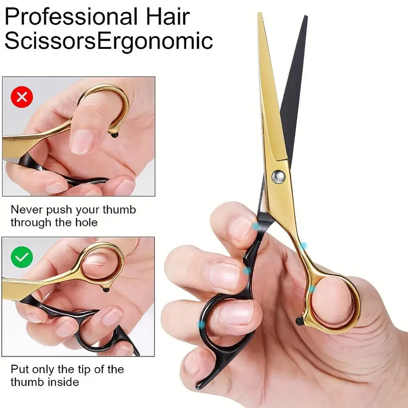 ✂️ Professional Hair Cutting Scissor Kit