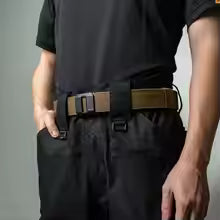 EDC Nylon Ratchet Belt Wide Double-layer Reinforced Automatic Buckle