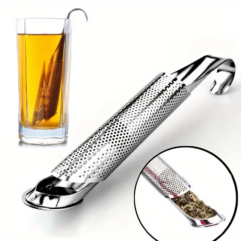1pc Long-Handle Stainless Steel Tea Infuser Wand for Loose Tea