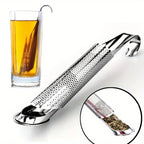 1pc Long-Handle Stainless Steel Tea Infuser Wand for Loose Tea