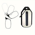 Compact & Stylish Clip-On Reading Case with Keychain