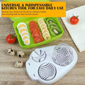 Easy-to-Use 3-in-1 Egg Slicer with Stainless Steel Blades