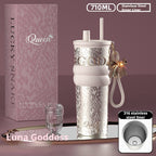 Light Luxury Premium Insulated Straw Water bottle