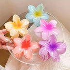 6pcs Large Tropical Flower Hair Claw Clips