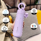 Women's 316 Stainless Steel Water Bottle Elegant Portable Kettle with Handle