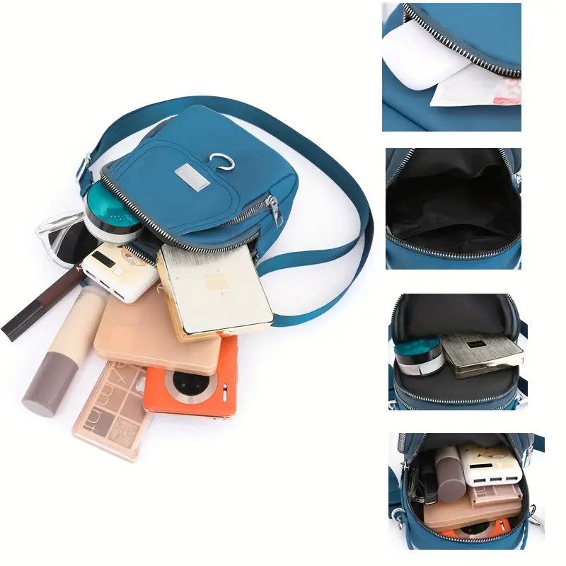 Waterproof Women Crossbody Bag Elegant Oxford Messenger Bags Simple for Work