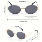 [HOT SALE ]Trendy Metal Sunglasses😎Buy two pairs of sunglasses only 799  ₹
