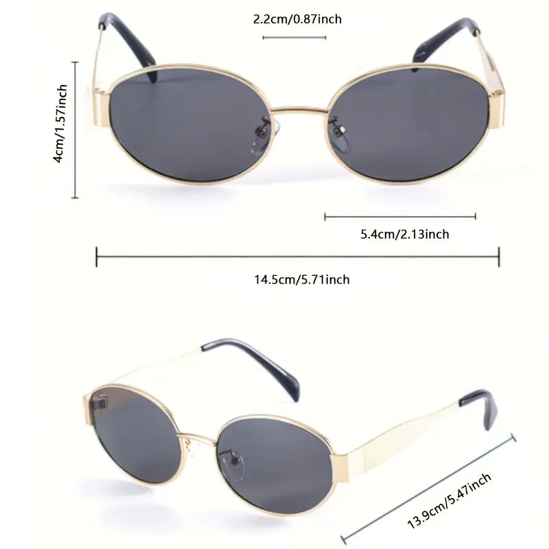 [HOT SALE ]Trendy Metal Sunglasses😎Buy two pairs of sunglasses only 799  ₹