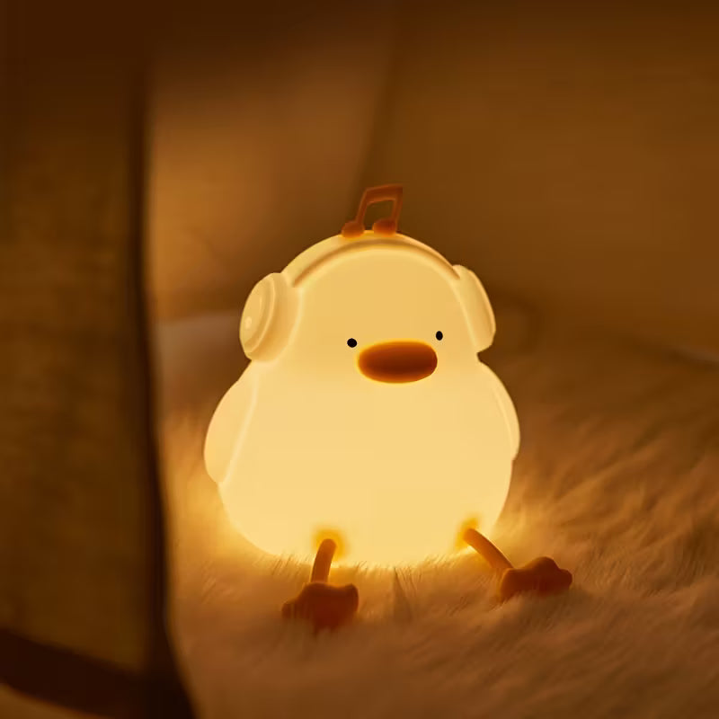 Happy Duck Enjoy Duck Silicone Night Light
