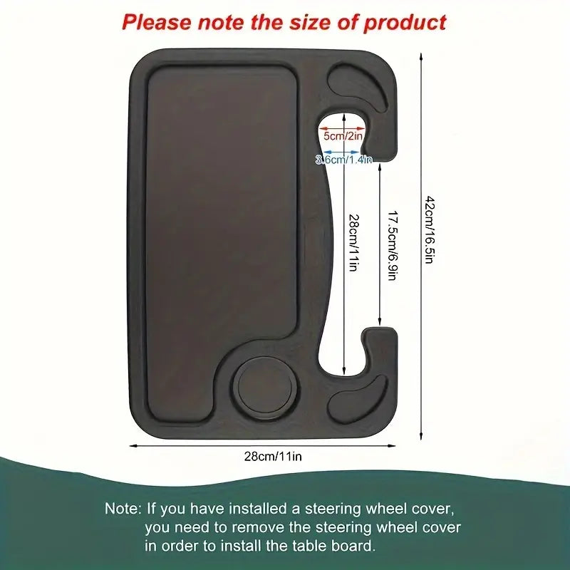 4 in 1 Multifunctional Car Steering Wheel Desk