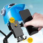 Adjustable Motorcycle Helmet Phone Holder