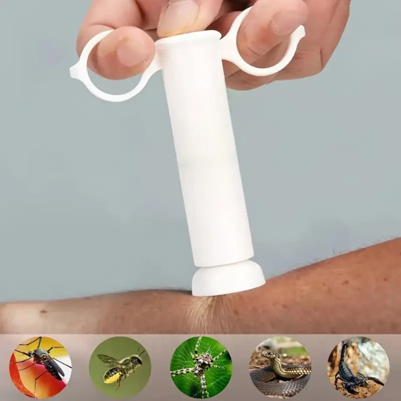 Portable Manual Vacuum Can Device for Mosquito Bites