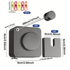 4.8M Retractable Clothesline Indoor/Outdoor Stainless Steel Non-Sagging Clothesline