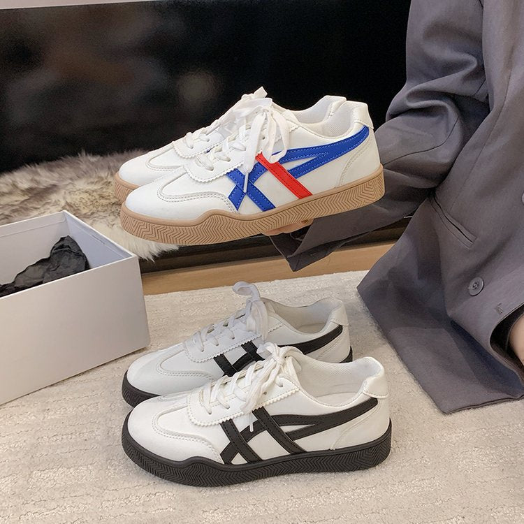 Women's White Sneakers 2026 Spring  New Ladies Causal Flats