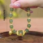 [Hot sale]Natural Hetian Jade Beaded Bracelet