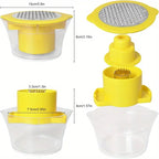 1pc Stainless Steel Corn Peeler & Stripper with Built-In Grater and Safety Handle