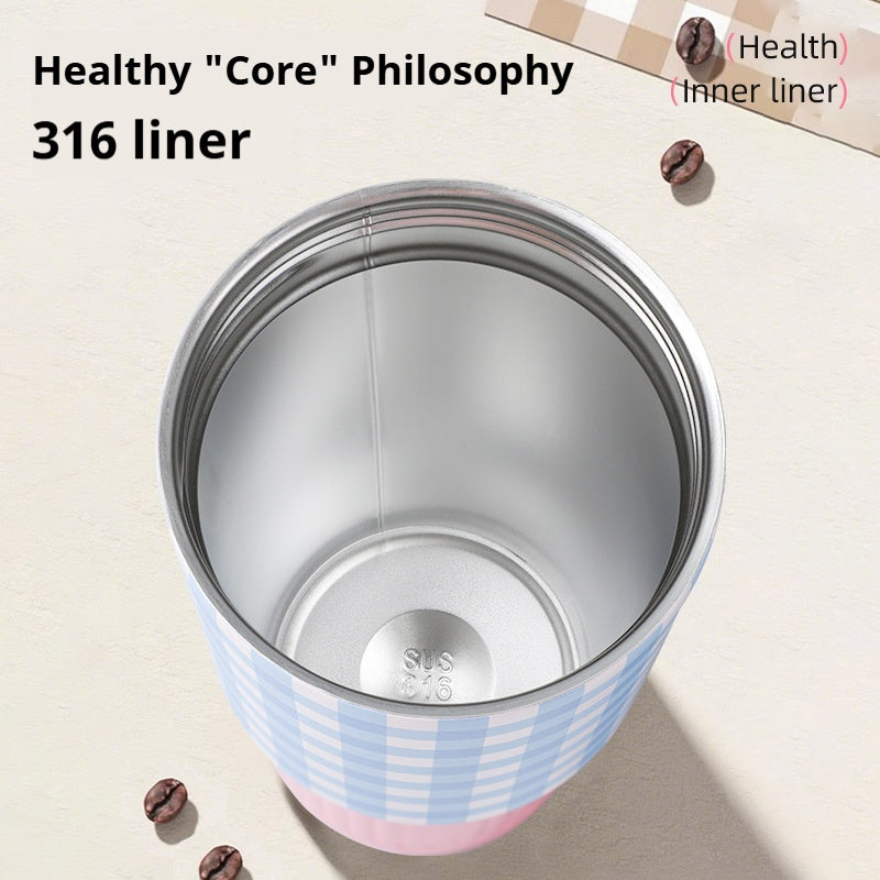 316 Stainless Steel Bottle with Flower Loop Handle