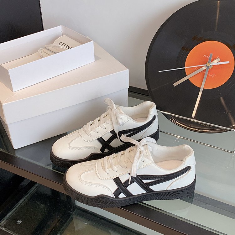 Women's White Sneakers 2026 Spring  New Ladies Causal Flats