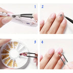 10pcs Premium Anti-Static 304 Stainless Steel Tweezers Set