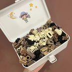 20pcs Women's Mixed Color Small Hair Claws