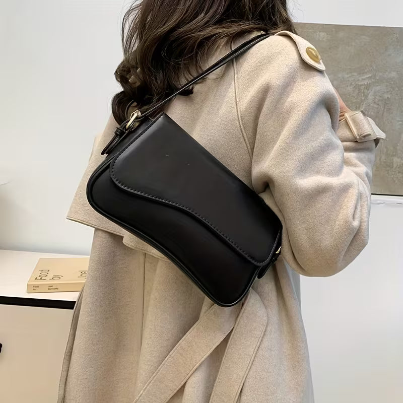Elegant Adjustable Crossbody Mini Bag with Zipper Closure