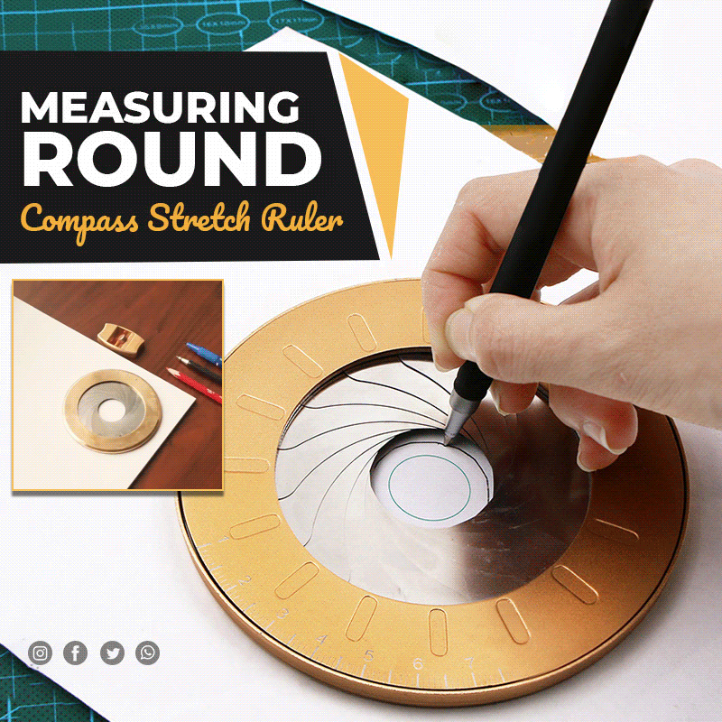 Adjustable Circle Drawing Ruler Tool