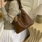 New  Versatile Women’s Soft Leather Handbag