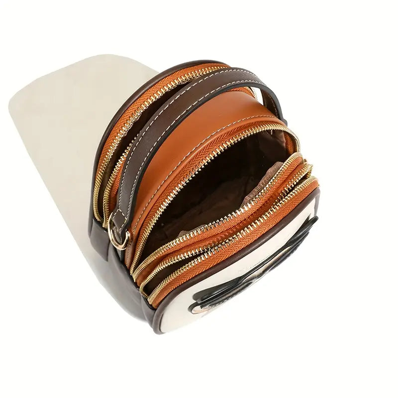 Women's Adjustable Crossbody Bag with Cute Cat Animal Print