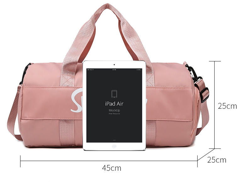 Stylish Portable Sports Gym Bag Large Capacity Duffle Travel Bag