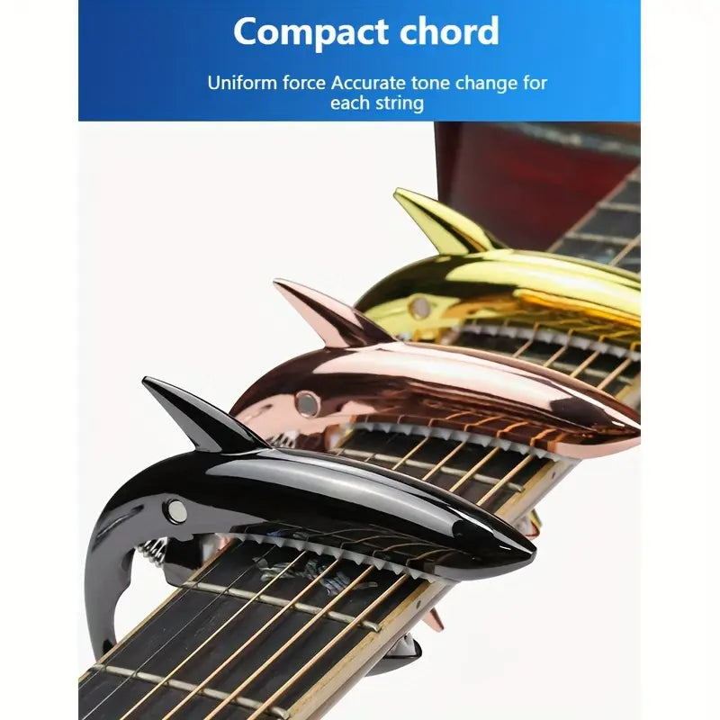 Fashionable And Unique Capo For Guitar, Made Of Zinc Alloy, Suitable For Acoustic And Electric Guitars