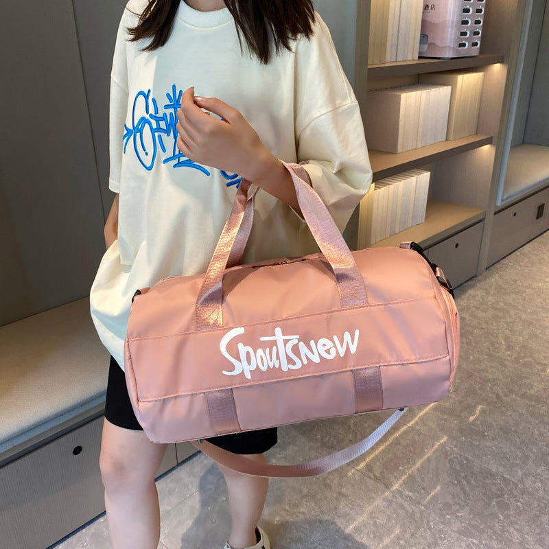 Stylish Portable Sports Gym Bag Large Capacity Duffle Travel Bag