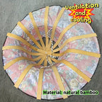 1 Pack Dual-Use Sunscreen Hat & Fan for Women - Foldable Protection Summer Travel Hat