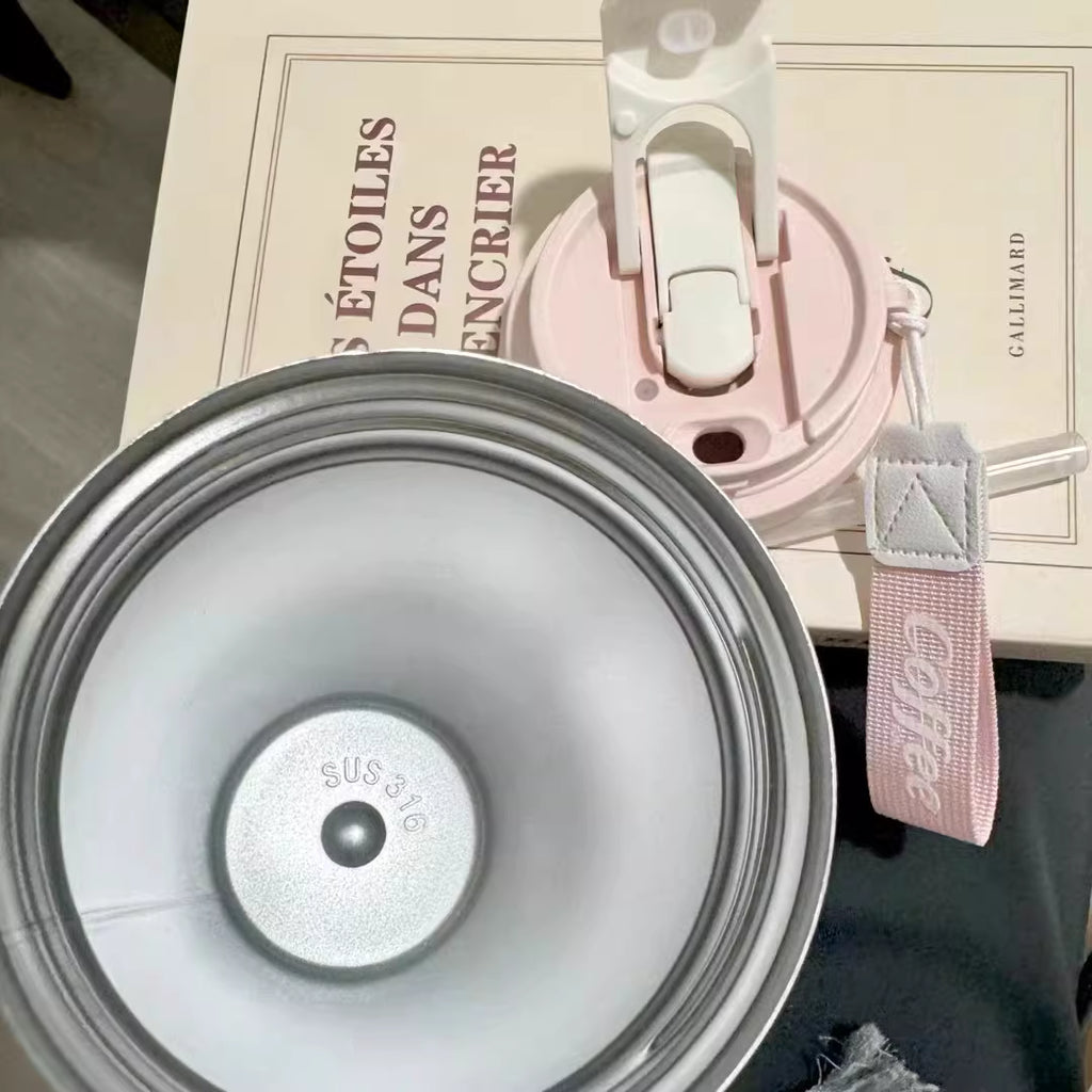 GIANXI Lily Of The Valley Design Travel Portable Leakproof Water bottle