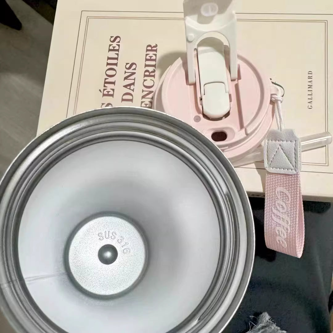 GIANXI Lily Of The Valley Design Travel Portable Leakproof Water bottle