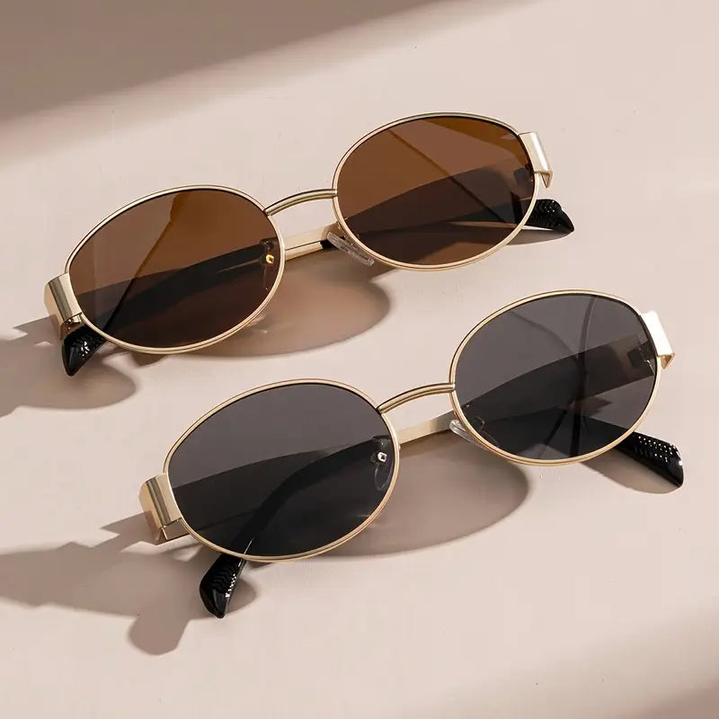 [HOT SALE ]Trendy Metal Sunglasses😎Buy two pairs of sunglasses only 799  ₹