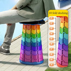 1pc- Enhanced portable multi-functional folding and retractable stool