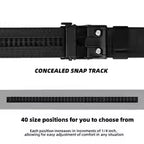 EDC Nylon Ratchet Belt Wide Double-layer Reinforced Automatic Buckle