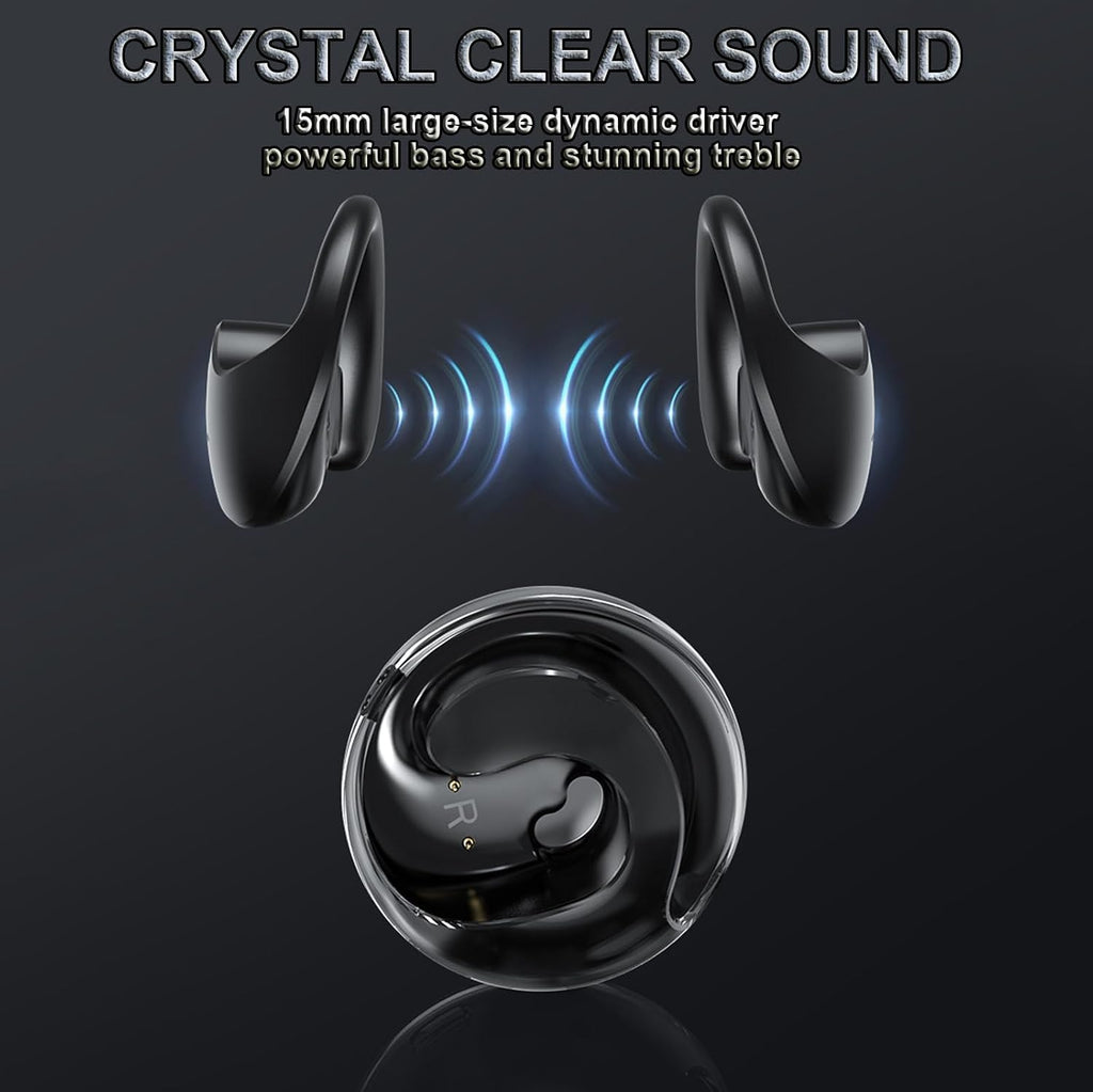Outside Open Ear Earbuds Hanging Earphones Bluetooth Out Of Ear Open Ear Headphones Outside The Ear Wireless Ear Hanging Bluetooth Headset Bone Conduction Headphones Earbuds Open Over Ear Buds